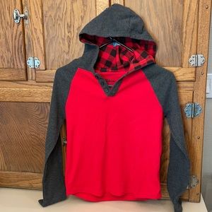 Epic Threads flannel hoodie long-sleeve shirt